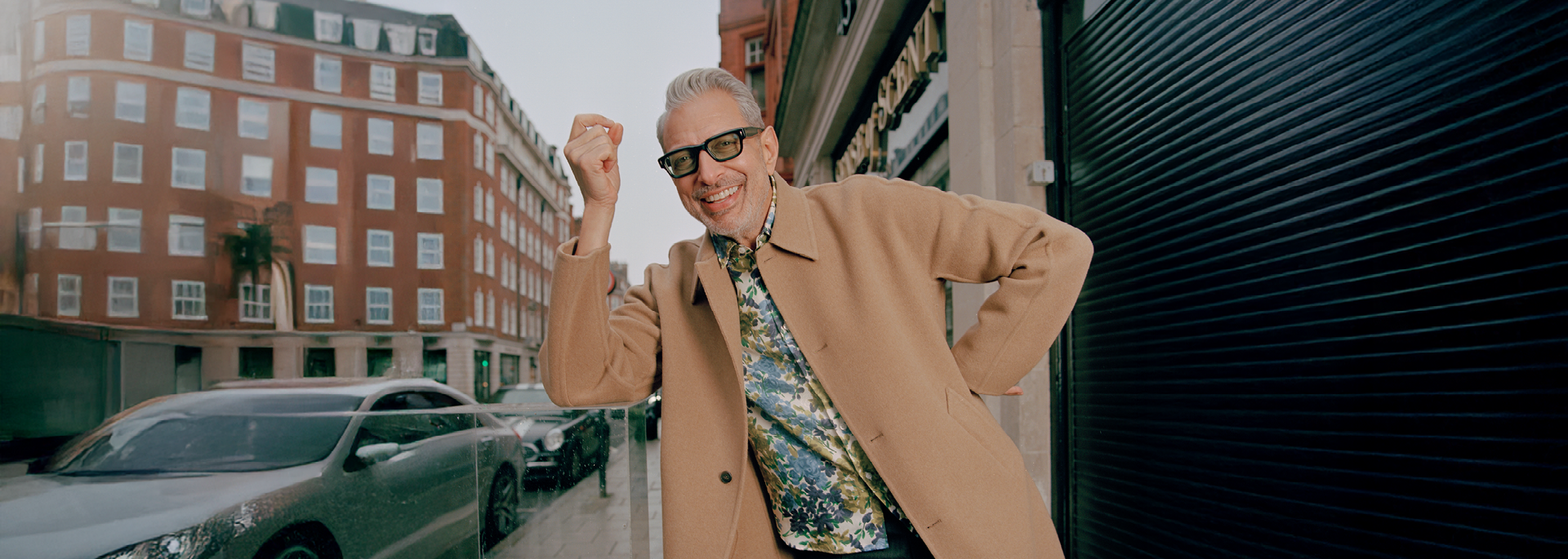 Jeff Goldblum: Blumen im Gepäck
